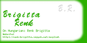 brigitta renk business card